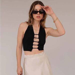 Musier Paris - Eva crop top - size 8